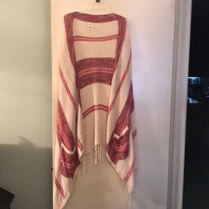 Knit Wrap with Sleeves